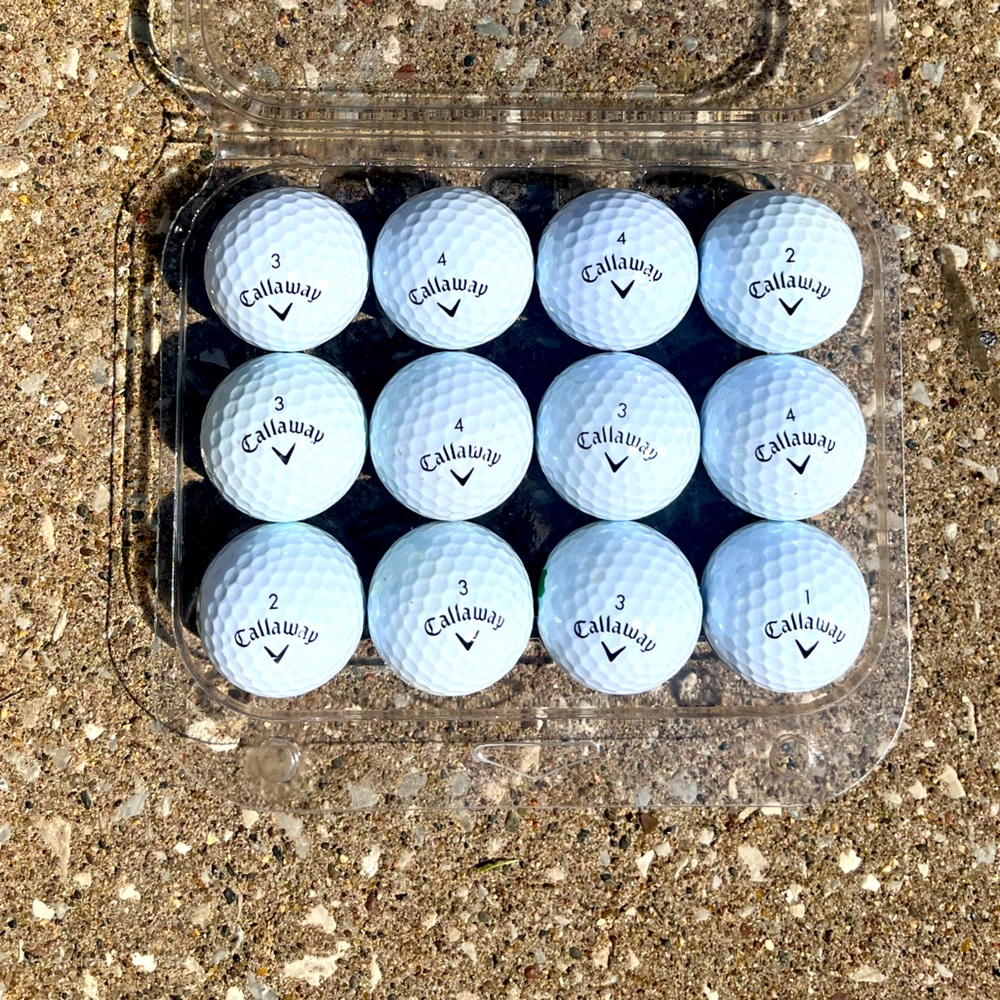 One Dozen Use Callaway Golf Balls